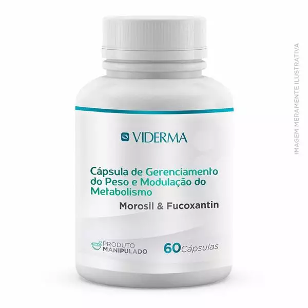 Cápsula para Gerenciamento do Peso e Modulação do Metabolismo (Morosil & Fucoxantin) Cápsula para Gerenciamento do Peso e Modulação do Metabolismo (Morosil & Fucoxantin)