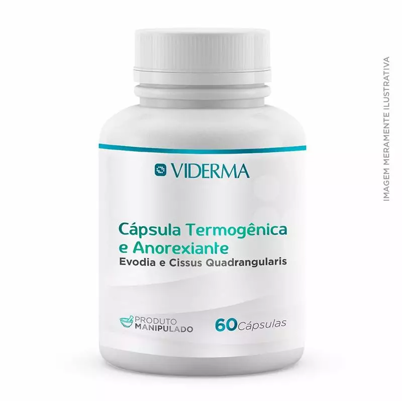 Cápsula Termogênica e Anti-Compulsão (Evodia e Cissus Quadrangularis)