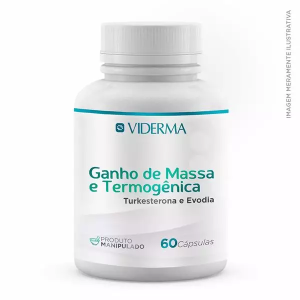 GANHO DE MASSA E TERMOGÊNICA  Turkesterona e Evodia