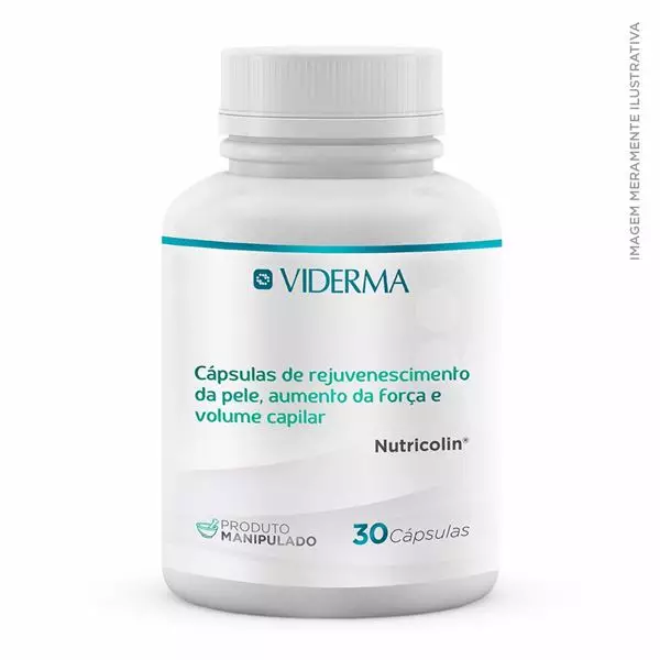 Cápsulas de Rejuvenescimento da pele, aumento da força e volume capilar (Nutricolin®) Cápsulas de Rejuvenescimento da pele, aumento da força e volume capilar (Nutricolin®)