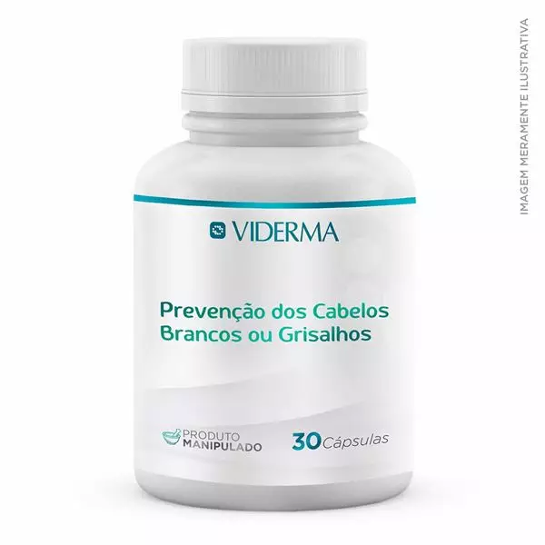 Cápsula para Prevenção dos Cabelos Brancos ou Grisalhos