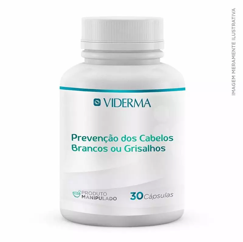 Cápsula para Prevenção dos Cabelos Brancos ou Grisalhos