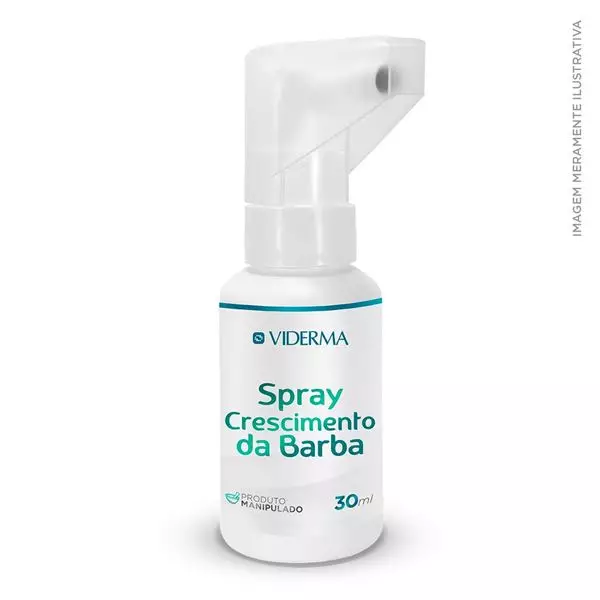 Spray para crescimento da barba