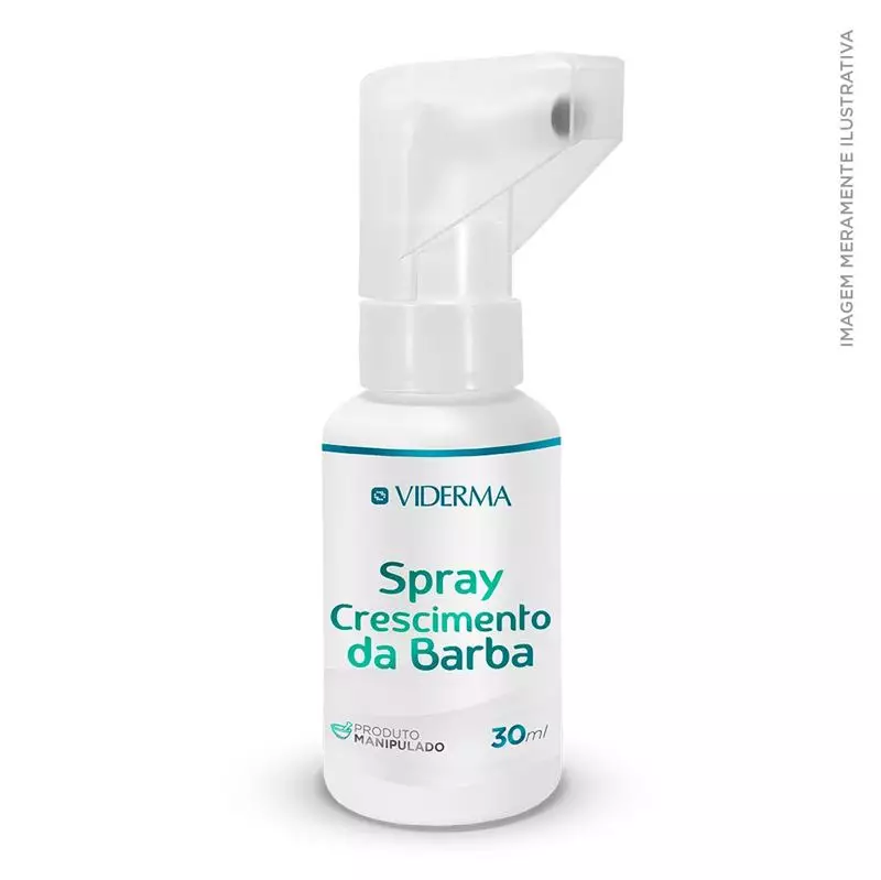 Spray para crescimento da barba