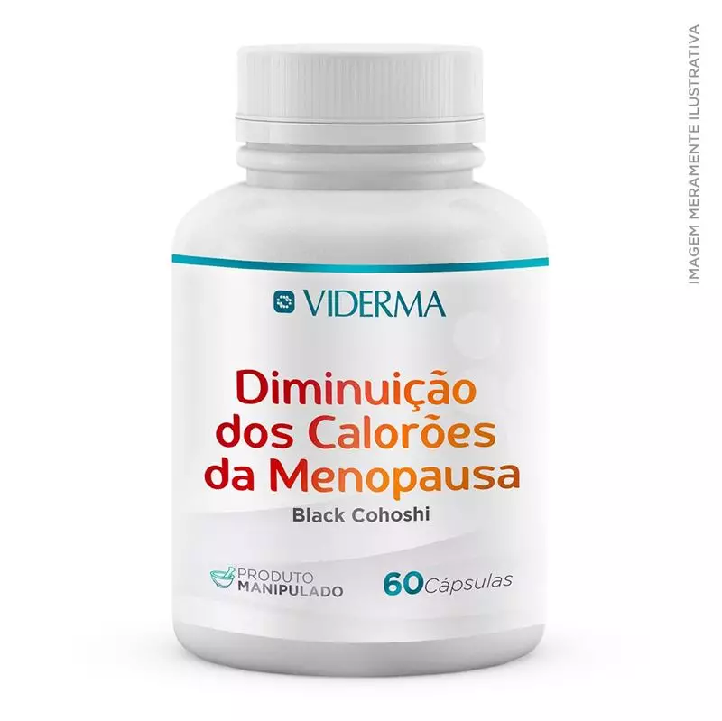 Cápsula para diminuição dos calorões da menopausa (Black Cohosh)