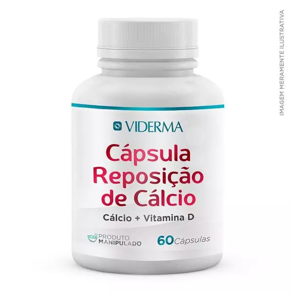 Cápsula Reposição de Cálcio (Cálcio + Vitamina D)