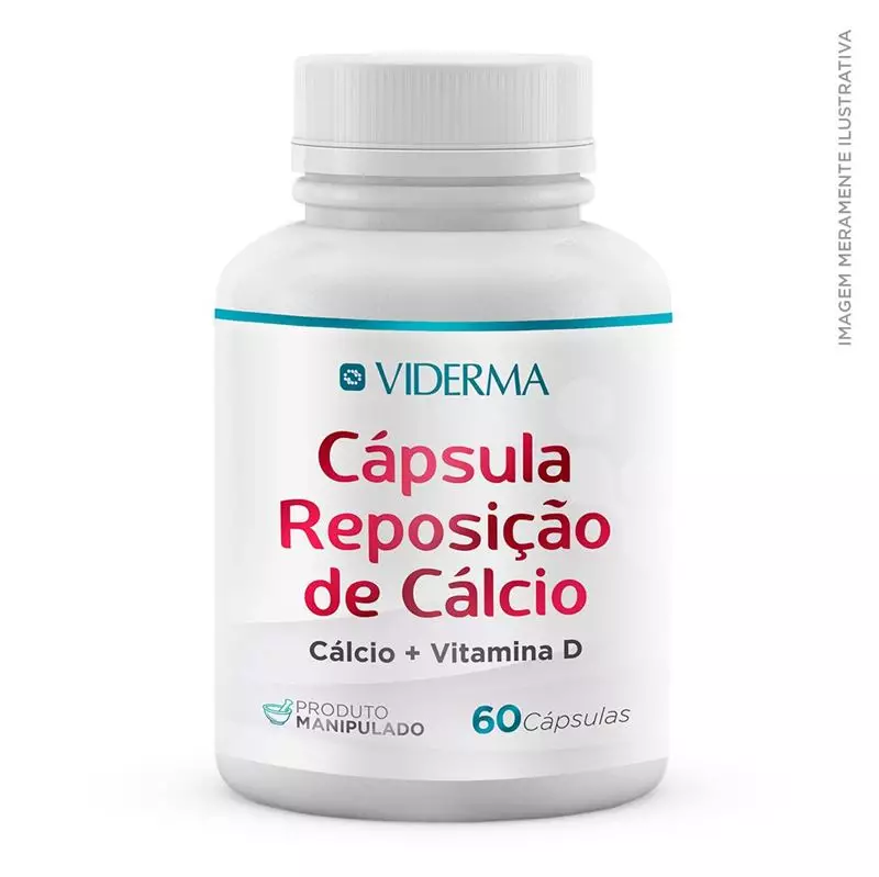 Cápsula Reposição de Cálcio (Cálcio + Vitamina D)
