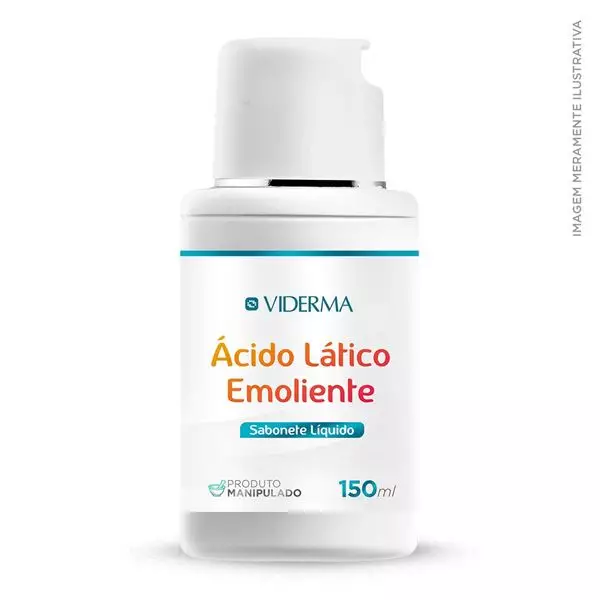 Sabonete ácido lático emoliente