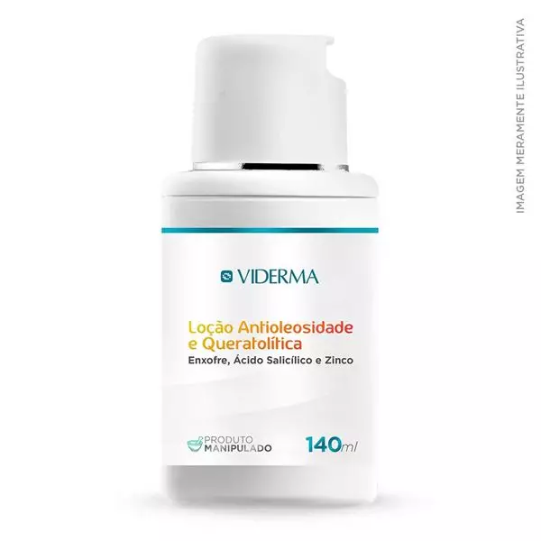 Loção Antioleosidade e Queratolítica (Enxofre, Ácido Salicílico e Zinco)