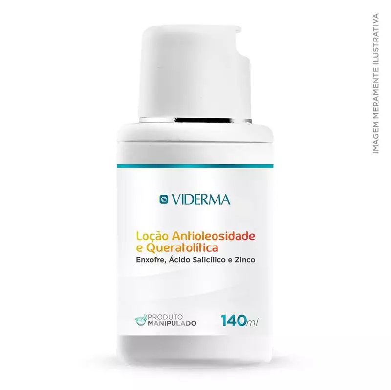 Loção Antioleosidade e Queratolítica (Enxofre, Ácido Salicílico e Zinco)