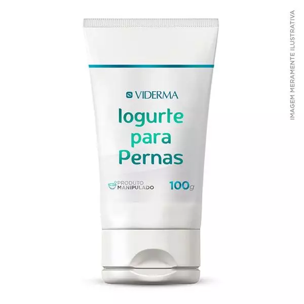 Iogurte para pernas cansadas e diminuição do inchaço