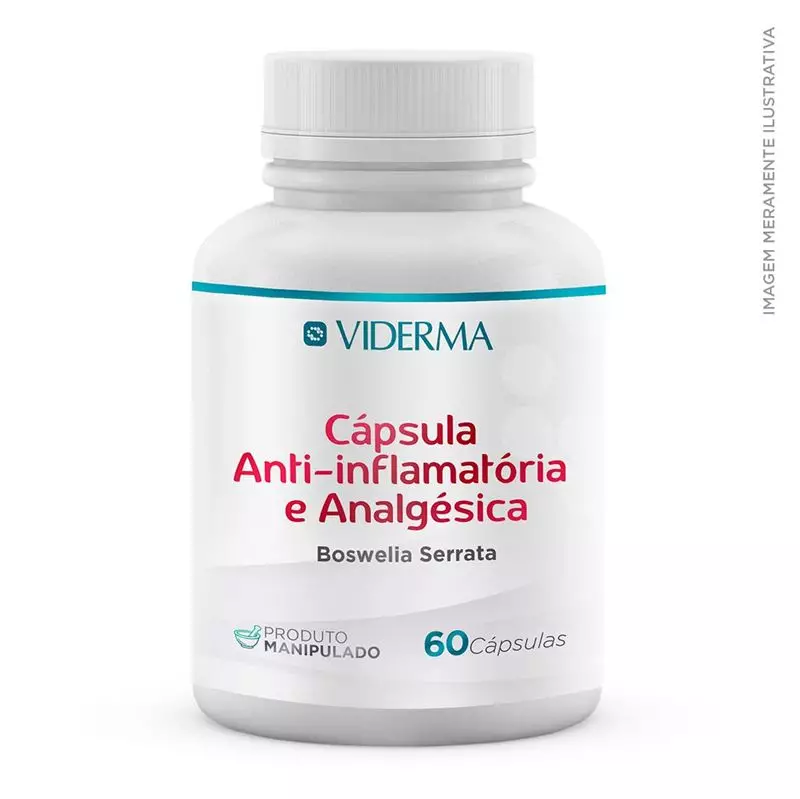 Cápsulas Anti-inflamatória e Analgésica (Boswelia Serrata)
