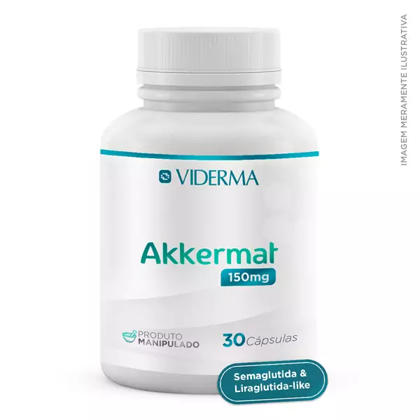 Akkermat em cápsulas emagrecedoras (Aumento GLP-1)