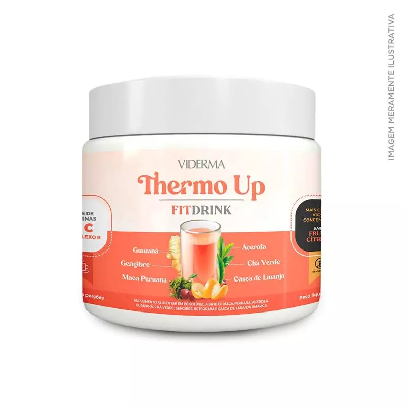 Bebida solúvel Thermo UP (Linha FitDrink Viderma)